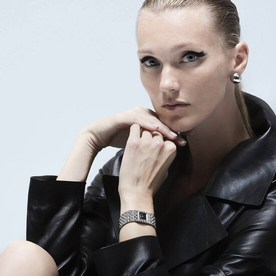 Zegarek damski Frederique Constant Classics Manchette FC-200ONB1MC6B, Wersja: czarna , 5 image