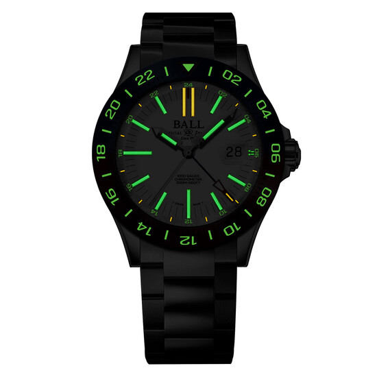 Podświetlony trytem zegarek Ball