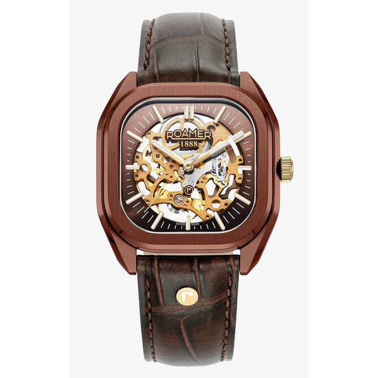 Zegarek Roamer ze skórzanym paskiem