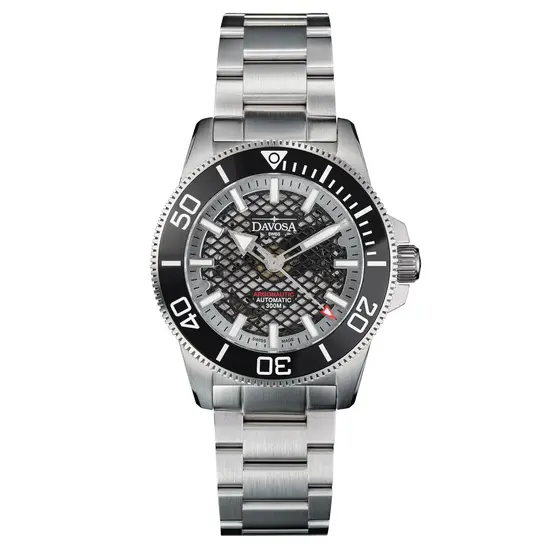 Zegarek nurkowy Davosa Argonautic 41 Shark Diver Limited Edition 161.541.50 w kolorze czarnym