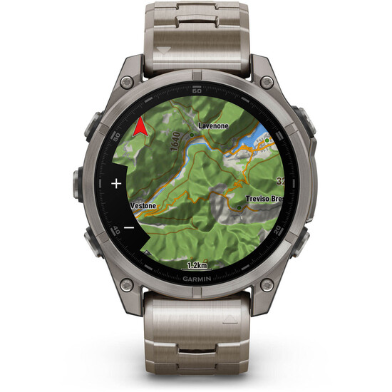 Garmin Fenix 8 – mapa topograficzna z nawigacją GPS