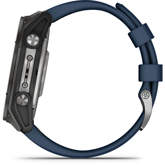 Prawy profil z przyciskami i czujnikami Garmin Quatix 8