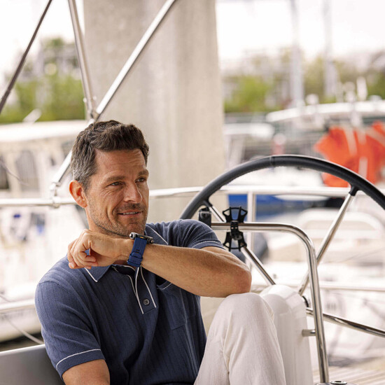 Garmin Quatix 8 do komunikacji z łodzią