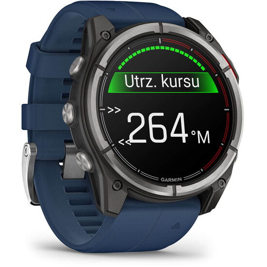 Garmin Quatix 8 z kursem dla łodzi
