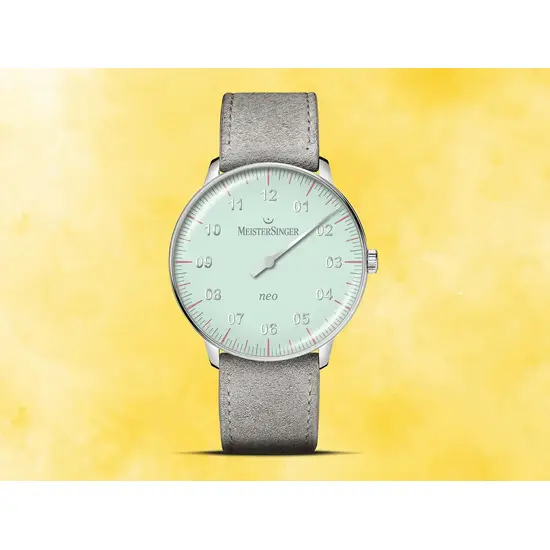 Zegarek damski vintage MeisterSinger Neo Special Light Green