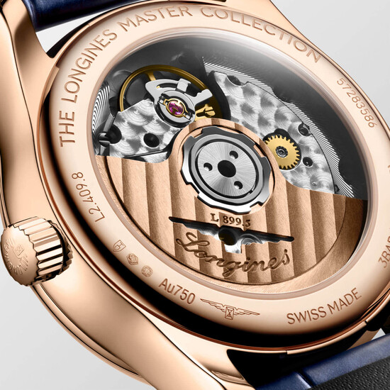 Przeszklony dekiel zegarka Longines