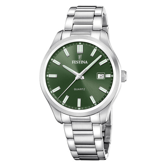 Klasyczny zegarek męski Festina na bransolecie