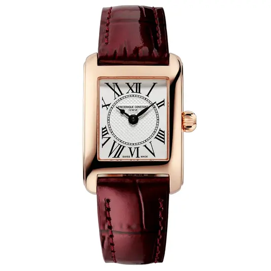 Prostokątny zegarek damski Frederique Constant Carree Ladies FC-200MC24