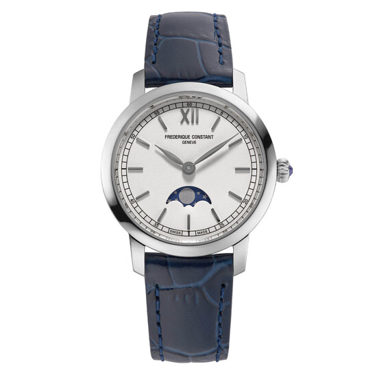 Zegarek z fazami księżyca Frederique Constant Slimline Ladies Moonphase