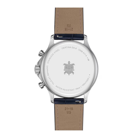 Tył zegarka Certina DS-8