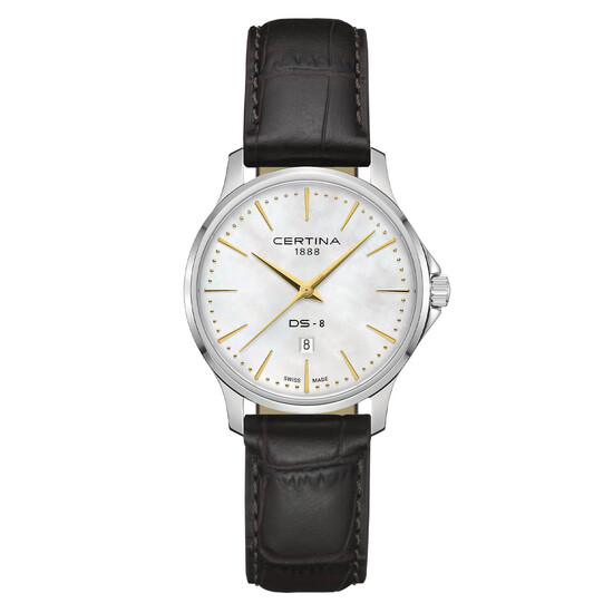 Damski zegarek Certina DS-8 Lady na pasku skórzanym