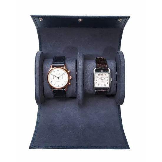 Niebieskie pudełko na zegarki