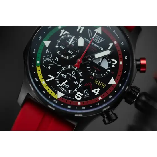 Lotniczy zegarek męski z chronografem Vostok Europe Expedition Jurgis Kairys