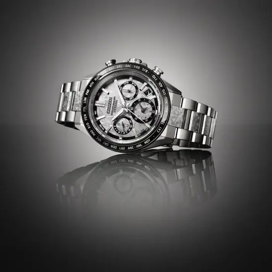 Zegarek sportowy męski Citizen Attesa Satellite Wave Platinum Recrystalized Titanium CC4076-65A