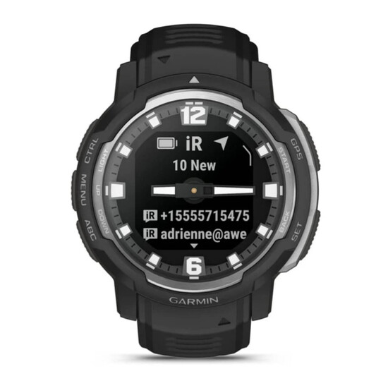 Zegarek męski Garmin Instinct Crossover 010-02730-03, Wersja: czarna , 10 image