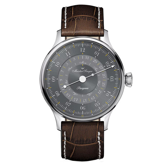 Męski zegarek MeisterSinger na skórzanym pasku