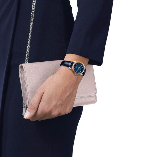 Zegarek Tissot Le Locle 18K gold na nadgarstku