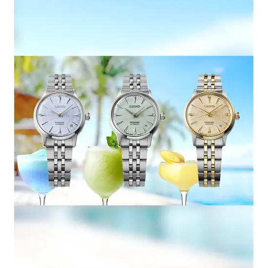 Kolekcja zegarków Seiko Presage Diamond Cocktail Time