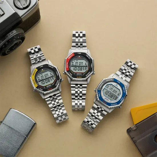 Kolekcja zegarków Seiko Rotocall 1980s Reborn Digital Quartz