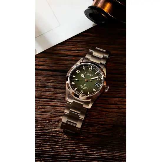 Zegarek męski Seiko Prospex Land Automatic SPB155J1, Wersja: zielona , 3 image