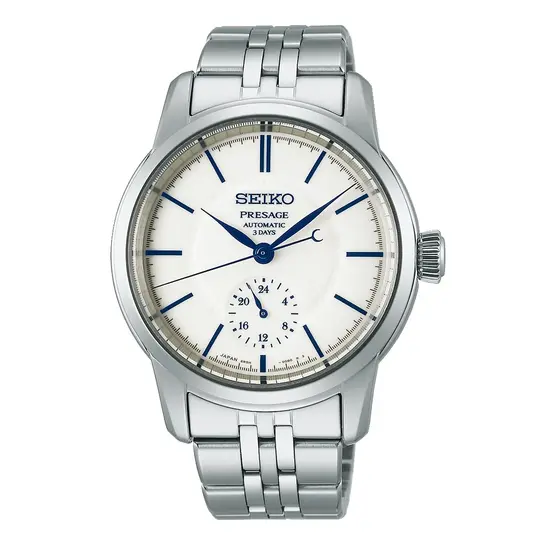 Zegarek męski Seiko Presage Automatic Classic Series Craftsmanship SPB445J1, Wersja: srebrna 