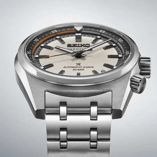 Zegarek męski Seiko Prospex Speedtimer Automatic SPB513J1, Wersja: beżowa, kremowa , 3 image