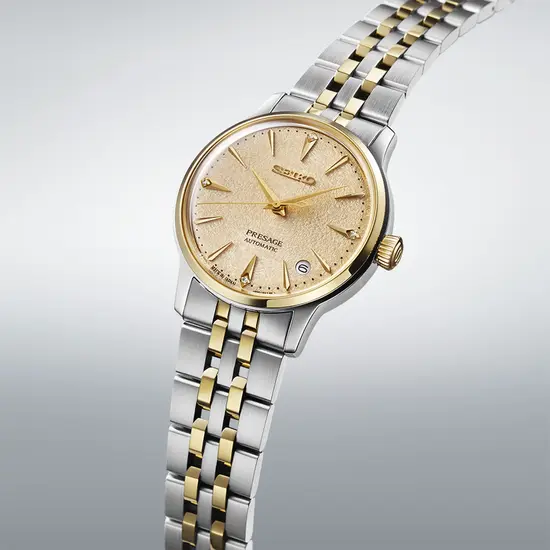 Elegancki zegarek damski Seiko Presage Frozen Daiquiri Diamond SRPL64J1
