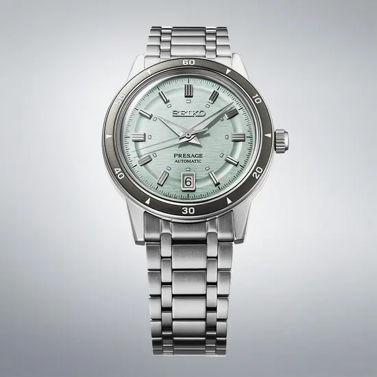 Zegarek męski Seiko Presage Style 60s SRPL71J1, Wersja: zielona , 5 image