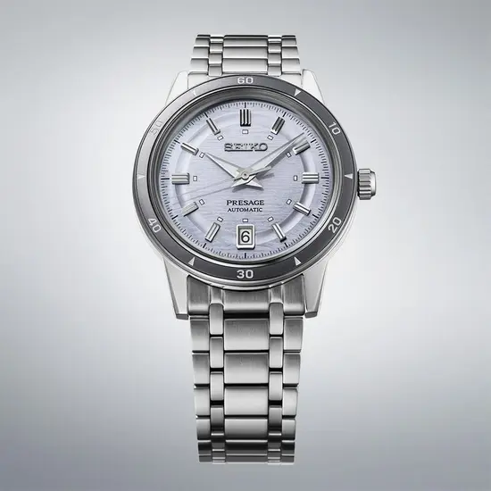 Zegarek męski Seiko Presage Style 60s SRPL73J1, Wersja: niebieska2 , 2 image