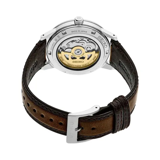 Zegarek męski Seiko Presage Style 60s SRPL75J1, Wersja: żółte złoto , 3 image