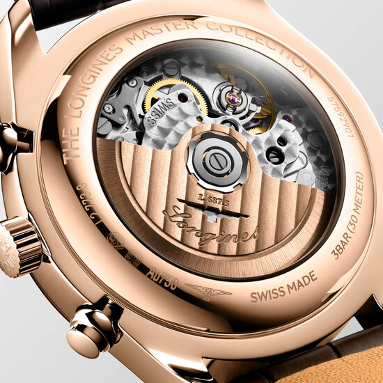 Przeszklony dekiel w zegarku Longines