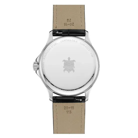 Tył zegarka Certina DS-8