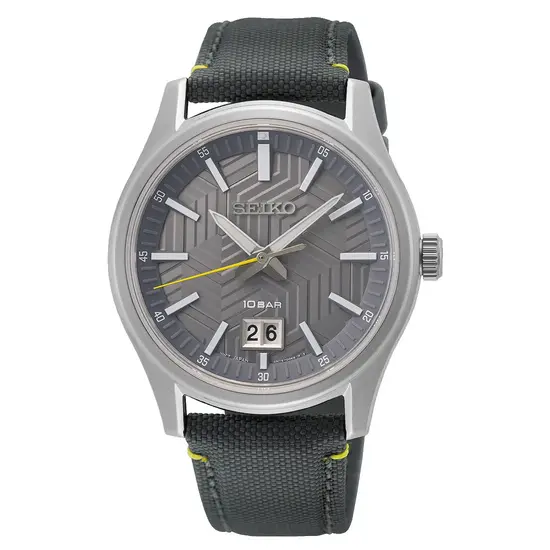 Męski zegarek na skózanym pasku Seiko Classic Conceptual Regular