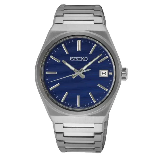 Zegarek klasyczny z granatową tarczą Seiko Classic SUR555P1