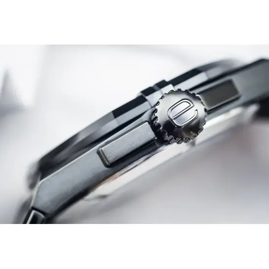 Czarna koronka zegarka Epos Sport Open Heart 3506.133.25.15.35