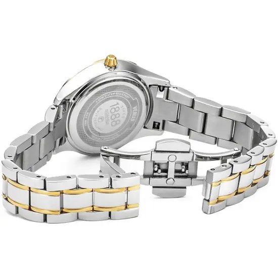 Zegarek damski Roamer Venus Diamond 601857 47 40 20, Wersja: żółte złoto3 , 3 image