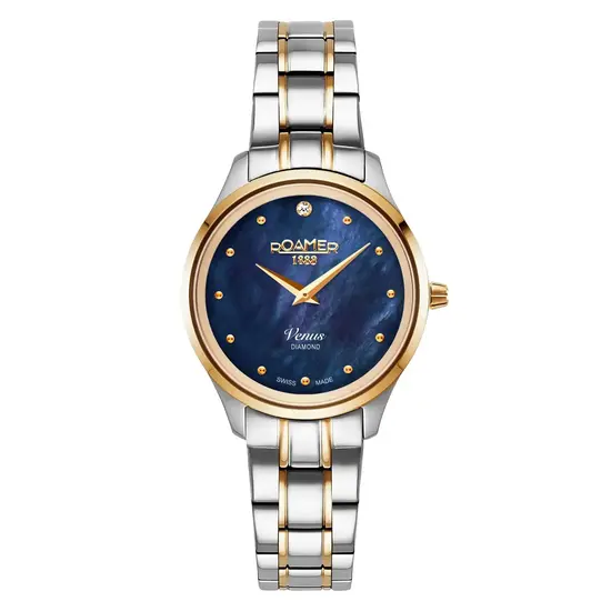 Zegarek damski Roamer Venus Diamond 601857 47 40 20, Wersja: żółte złoto3 