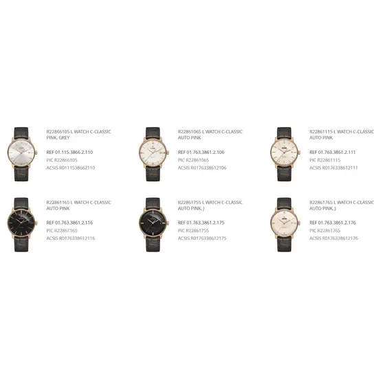 Brązowy pasek Rado Coupole Classic R7709030 bez zapięcia