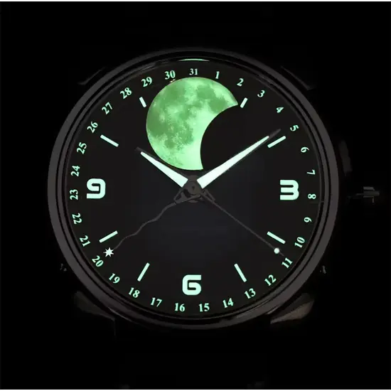 Zegarek męski Schaumburg Perpetual MooN Parallax II SCH-MOONPR2, Wersja: zielona , 3 image