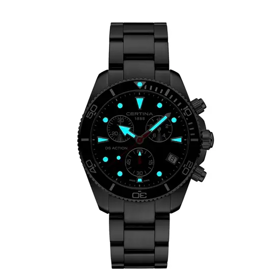 Podświetlenie zegarka Certina DS Action Chrono C048.417.11.051.00