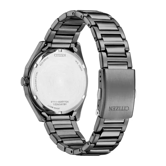 Czarna bransoleta w zegarku Citizen Modern BM7625-80H