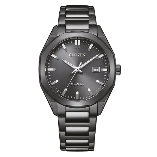 Czareny zegarek Citizen Modern BM7625-80H