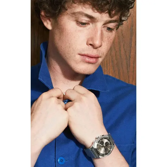 Zegarek na nadgarstku Fossil Everett Chronograph FS6128