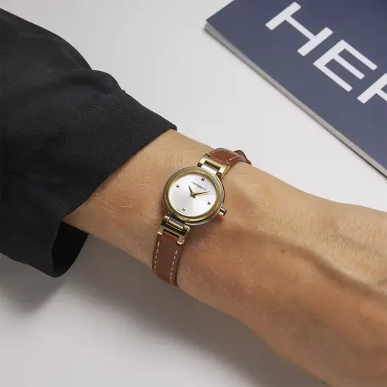 Zegarek Herbelin Lady H 17312T1N12GD na ręce