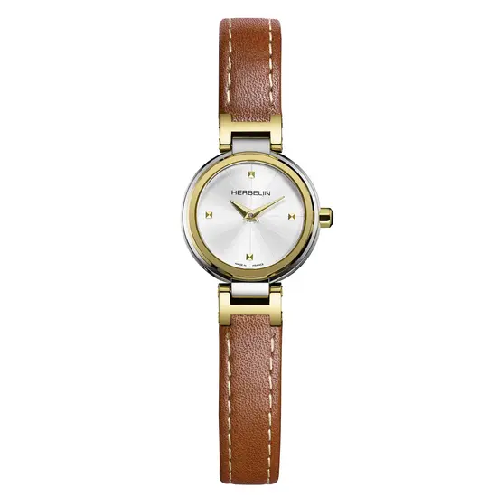 Minimalistyczny zegarek dla pań Herbelin Lady H 17312T1N12GD
