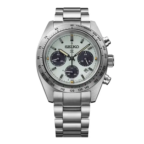 Seiko Prospex Speedtimer Solar Chronograph SSC965P1 z miętową tarczą