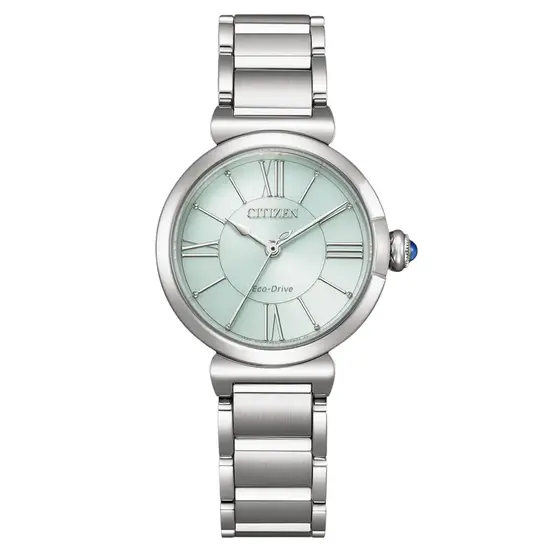 Zegarek damski Citizen Lady May Bells EM1070-83L z zielona tarczą