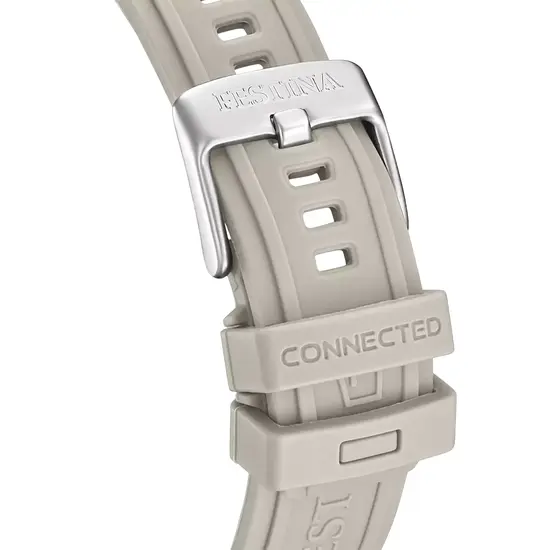 Gumowy pasek w kolorze beżowym Festina Connected Full D F23305/7