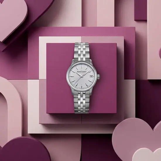 Elegancki zegarek dla pań Maurice Lacroix 1975 Quartz 751006-SS002-130-1