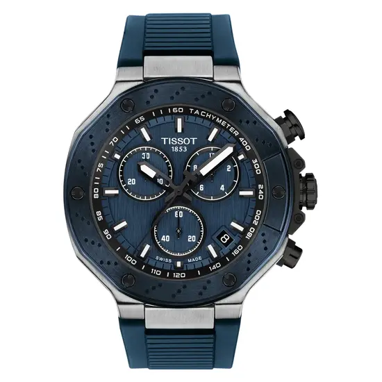 Sportowy zegarek męski Tissot T-Race na pasku gumowym